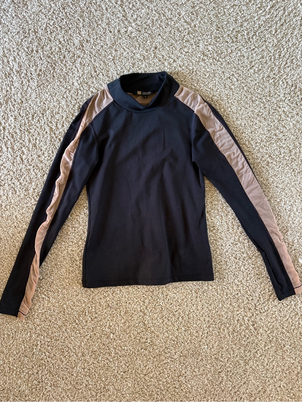 Euphoric Equestrian Long Sleeve Riding Top with Mesh Panels